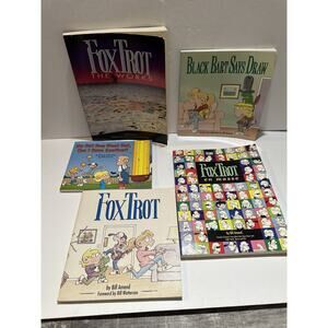 Lot‎ of 5 Foxtrot Books one book signed autographed By Bill Amend RARE fox trot